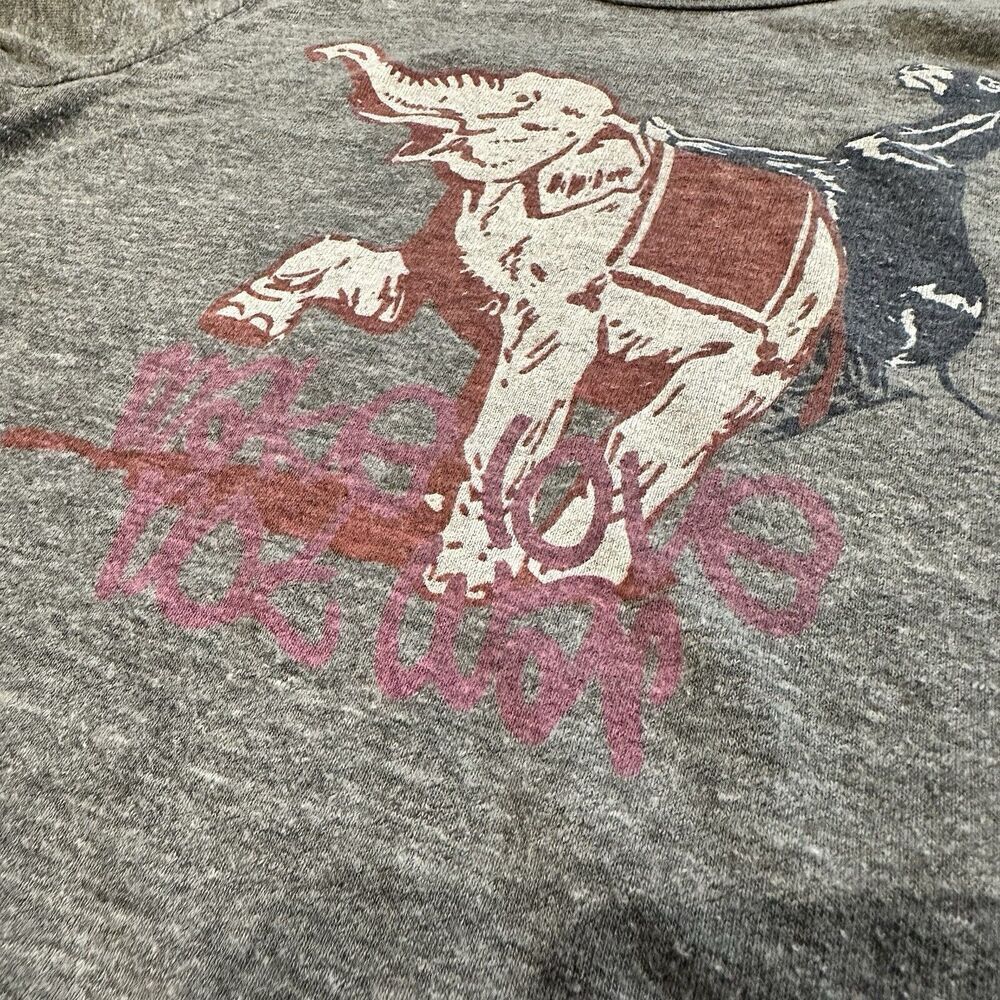 Brand On | Vintage Political Elephant Donkey Republican Democrat Tee Shirt XS - Picture 5 of 5